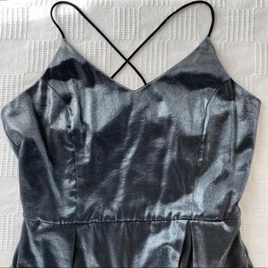 After Market Metallic Mini Dress